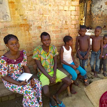 Our hygiene instructor visits every family